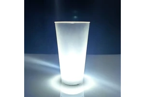 Party Light-Up Cup LED Flashing Water Activated Glow Cup for Camping Sport Events
