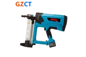 GSN-65 Industrial Grade Cordless Concrete Steel Nail Gun Lithium Battery Powered Electric Nailer for Roof Framing & Cement Walls