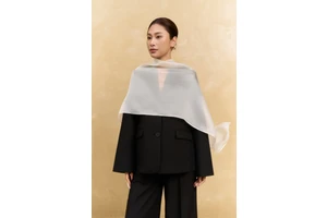 Women's Full Length Notched Collar Woven Silk Blazer Top Pants Full Sleeve 2 Piece Long Set Solid Plain Dyed Breathable Office