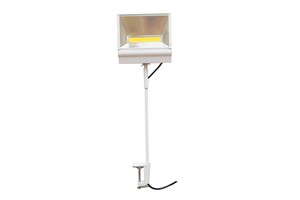 50W LED Spotlight with Long Adjustable Arm IP44 Clamp Mount Efficient Lighting for Trade Show Displays Exhibition Booths