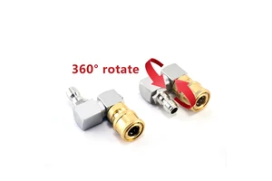 CS Pivoting Rotary Coupler for Pressure Washers 1/4" Stainless Steel & Brass Quick Connector Adaptor New Cleaning Tool