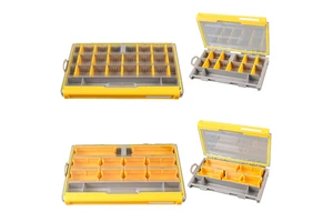Palmer Multifunction Hard Plastic Storage Case Box Waterproof Fishing Tackle Box Accessories Boxes With Removable Slot