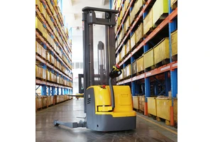 Apilador Electrico Material Handling Equipment Pallet Forklift 3300lbs 1.5 Ton Electric Walkie Straddle Stacker