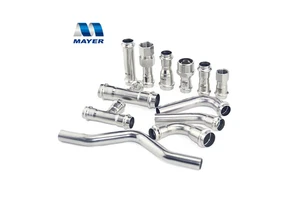 Factory Custom Pipe Connectors Sanitary Stainless Fittings Elbow Coupling Stainless Steel Pipe Fittings Suppliers