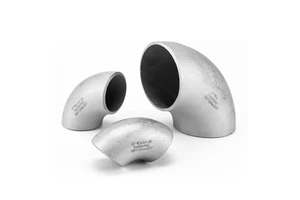 Polished 90-degree Elbow Industrial Pipe Fittings; 90-degree Butt-welded Seamless Pipe Fittings