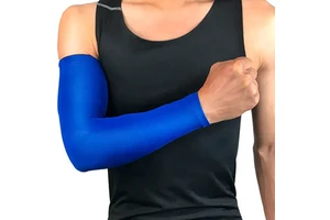 sports compression arm sleeves sets customized logo uv protection breathable quick dry men women oem supplier wholesale rate