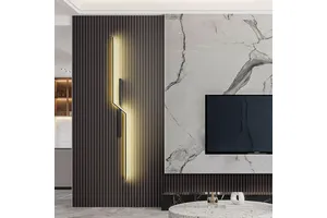 Lightweight Metal Living Room Wall Lamp Lighting Decoration Dining Room Lamp Creative Bedroom Bedside Lamp