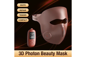 Latest Model LED Red Light Therapy Mask Silicone Upgraded Photon Beauty Device for Full Face Rejuvenation Ready to Ship
