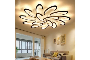 Led Modern Ceiling Lamp Art 18 Head Chandelier 220V 108W Luxury Home Decoration