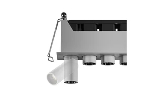 New Design Multiple Head Led Grille Lamp Mini Recessed Linear Spot Light Adjustable10W Spotlight