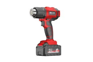 Cordless Lithium Heat Gun with Digital Temp & Speed Control - 1000W Industrial Hot Air Gun for Shrinking, Welding, Drying