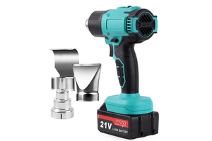 F FRFQ 20v Sealing Wax Thermo Glue Gun Sticks Battery Hot Air Cordless Hot Gun