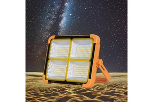 Super Bright IP66 LED Solar Flood Light Long Endurance ABS Body for Outdoor Landscape Car Camping & Tent Lighting