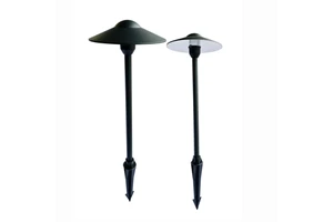 Cast Aluminum Low Voltage Outdoor Pathway Light Walkway Landscape Path Lights Included Ground Spike