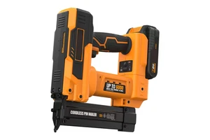 Commercial 3.5\" Nails Capacity Lithium Electric Mosquito Nail Gun Pneumatic Framing Nailer Depth Adjustment Metal Body Battery