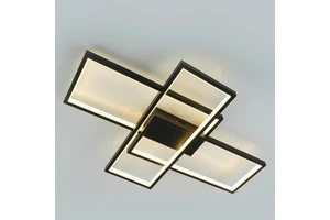 Modern Indoor Ceiling Light Rectangle Shape Interior Decor Lighting Living Room Surface Mounted Acrylic Large LED Ceiling Lamps