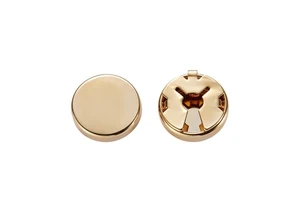 Wholesale Metal Cufflinks Clip Button Cover Metal Eco-Friendly Button Cover Cufflinks