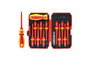 13Piece Insulating Electrician Tool Kit Electrical Electrician Slot Philip Insulated Insulation Screwdriver Set Electrical Tools