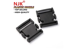Manufacturers Wholesale 50mm Black Buckle Clip for Bag Good Quality Release Quick Tactical Belt Plastic Buckles