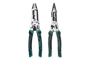 10-in-1 Electrician's Tool Set High-Carbon Steel Multi-Function Wire Cutters Needle-Nose Pliers Shears Pliers