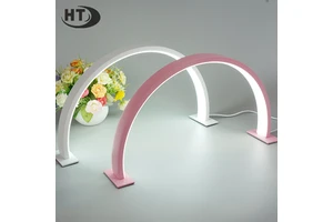 Switch Control Arc Lamp U-Shaped Half-Moon Nail Lamp Set Beauty Salon Eye Protection Led Desk Light Nail Table Lamp