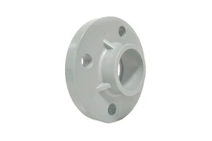 Gray Industrial CPVC Pipes and Fittings, SCH80 DN20mm-DN400mm Acid and Alkali Resistant CPVC Flange Pressure Pipe Fittings