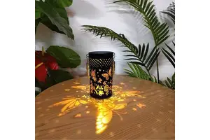 New Arrival Waterproof Solar Panel Garden Decorative Light IP44 LED Induction Lanterns Outdoor Landscape Iron Lamps