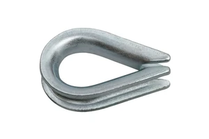 DIN 6899 Wire Rope Collar Carbon Steel Zinc Plated Wire Rope Thimbles at Factory Price