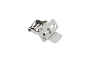 Nickel Plated Steel Silver LED Linear Lamp with Stamping Metal Spring Clip for Strip Light 40 lb Load Capacity