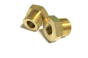 Chrome Plated Thread Extension Hose Pipe Nipple Connector Copper Parker 3/8 Brass Hex Bushing Reducer Adapter Tank Quick Fitting