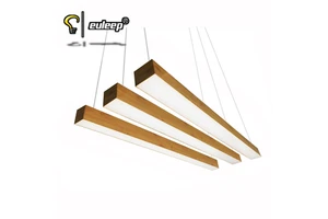 chinese chandelier lighting aluminum art wood linear light for restaurant hotel engineering light