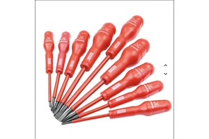 9-Piece Electrician Repair Tool Kit Insulated PP Magnetic Screwdriver Set Industrial Grade OEM