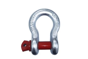 Customized 20ton Dee Shackles U.S. Type Forged Screw Pin Anchor Shackle G209 Ultra Heavy Duty Carbon Steel Bow Shackel In Metric