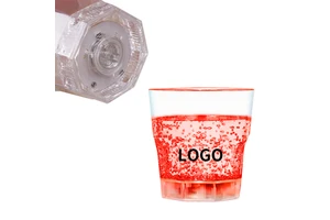 Custom LED Bulb Flashing Cup Luminous Reusable Plastic Light up Beer Drinking Cup with Logo
