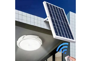 Remote Control Led Solar Shed Lights Solar Porch Ceiling Light Barns Porches Decks Garages Camping Solar Ceiling Light Indoor