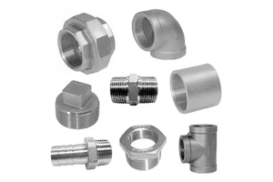 Plumbing Materials SS304/316 Union Elbow Tee Nipple Stainless Steel Threaded Pipes Pipe Plumbing Fittings
