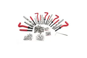 131PCS M5 M6 M8 M10 M12 PEXMENTAS Car Thread Repair Set Hand Tools Stripped Thread Repair Kit Rethread Recoil Repair Tool Set