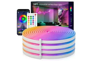 5050 SMD 15M Room Smart Flexible Barra Luces Led Bar Lights Waterproof IP65 Led Strip Lights/ RGB Led Strips
