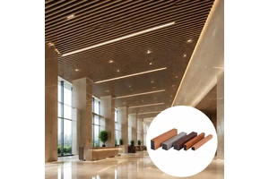 Aluminum U Baffle Ceiling Decorative Suspended Linear Ceiling System for Interior Design