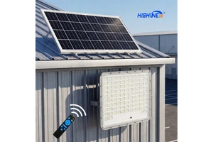 Hishine Solar Spotlights Outdoor Solar Outdoor Flood Lights With Remote Most Powerful Solar Flood Light
