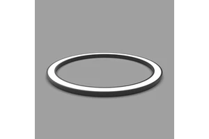 Embedded Whole Circle LED Light TW5035CA 6063 Aluminum Alloy Profile Powder Coated Office Ceiling Light Bending Welding Services