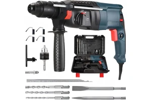 OEM Customizable Industrial Grade High-Power 26-Light Electric Hammer Multi-Function Three-in-One Impact Drill Concrete Pick