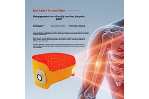 Buluce Cross-border LED Red Light Therapy Body Waist Belt Infrared Therapy Lamp Multi-Part Detachable Design Wireless Portable