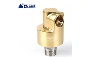 Hot Sale Threaded Connection Straight Through High Speed Hydraulic Oil Cooling Water Rotary Union for Tower Crane Spray