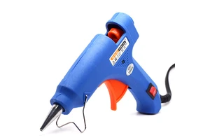 Portable Glue Gun Electric 20W Mini Hot Melt Glue Gun with Aluminum Nozzle for School DIY Craft