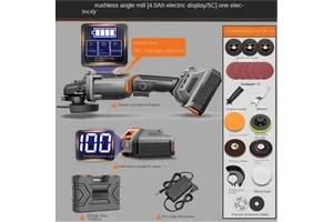 Lithium Battery Portable High Power Multi-Function Cutting Polishing Grinding Tool Cordless Brushless Angle Grinder