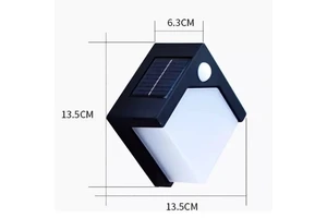 New Upgraded Outdoor Solar Powered Lamp Led Waterproof Garden Decorative Solar Wall Light Outdoor
