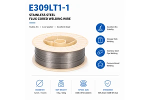 E309LT1-1 Stainless Steel Flux Cored Welding Wire AWS A5.22 Dissimilar Steel Welding OEM ODM 1.2mm Rutile Flux China Famous