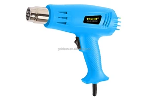 220V 110V 2000W Industrial Metal Heating Shrink Electric Mini Corded Hot Air Soldering Gun with Digital Temperature Display