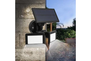 Factory Price Newest Solar Wall Light Spotlight Waterproof Garden 48LED Dual Head Solar Light